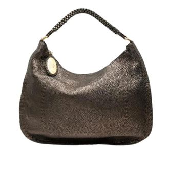 Fendi Pre-owned Shoulder Bags, female, Brown, Size: ONE SIZE Pre-owned Vintage Shoulder Bag