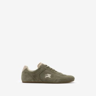 Burberry Suede Knight Runner Sneakers