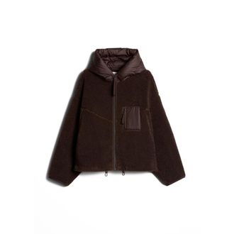 Marc O'Polo Teddy Fleece Jas - Dames - Jassen - Bruin - L - Jassen