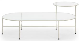 Teulat Design Couchtisch Nix Cream 126 x 66 cm