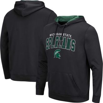 Colosseum Mens Colosseum Black Michigan State Spartans Resistance Pullover Hoodie at Nordstrom, Size Medium