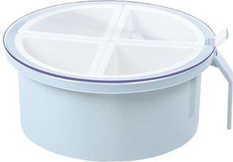 OEM Tarro Especias 4 Compartimentos, Caja Almacenamiento Pl&aacute;stico Especias Tarros Especias Color Azul Gris&aacute;ceo F&aacute;cil Acceso Almacenamiento Especias