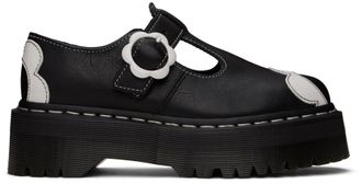 Dr. Martens Black Bethan Leather Platform Loafers