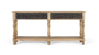 Giner&Colomer Consola fabricada en madera de mango con dise&ntilde;o artesanal