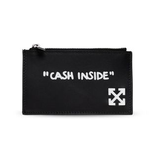 Off-white Portafoglio porta carte in pelle - - Accessories - Uomo - Nero - ONE SIZE