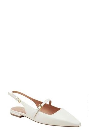 Linea Paolo Celeste Slingback Pointed Toe Flat in Ivory at Nordstrom Rack, Size 9