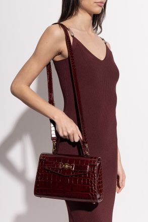 Versace Medusa 95 Hand Bag, Womens, Burgundy