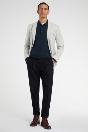 Limehaus Mens Knit Blazer in Grey - Size 44 Regular