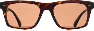 Oliver Peoples Rectangle Mens Havana Sierra OV5596SU R-16 - Brown - One Size