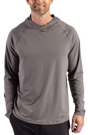 Cutter & Buck Prospect Epic Confidence Featherlight Performance Pullover Hoodie) in Elemental Grey at Nordstrom, Size Xxx-Large