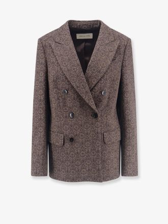Dries Van Noten Blazer Barrysta in lana e cotone - DRIES VAN NOTEN - gender_Woman
