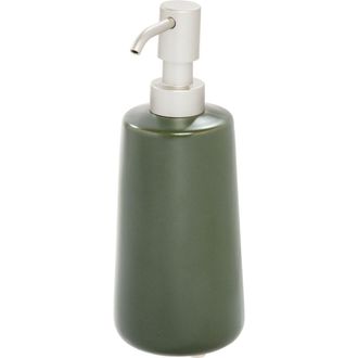iDesign Ceramic Earth Collection Refillable Tall Soap Dispenser, Moss at Nordstrom