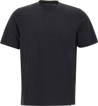 Diktat short-sleeve logo-label T-shirt - men - Supima Cotton - S - Black