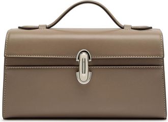Savette Symmetry Leather Pochette - Taupe - One Size