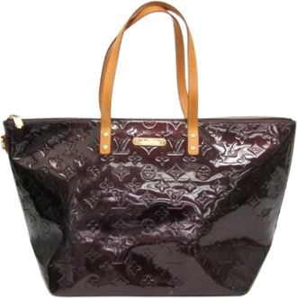Louis Vuitton Pre-owned Tote Bags, female, Purple, Size: ONE SIZE Pre-owned Canvas Tote Bag