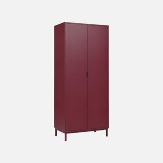 Sweeek Vestidor, Armario De Madera Y Metal Con 2 Puertas