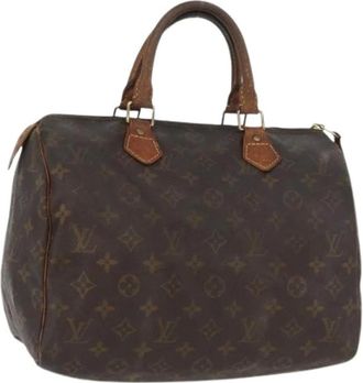Louis Vuitton Pre-owned Handbags, female, Brown, Size: ONE SIZE Pre-owned Speedy 30 Handbag