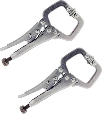 Trade Shop Trade Shop - Pinza Autobloccante A Scatto Morsetto Ganascia A C Regolabile A Vite 240mm 11