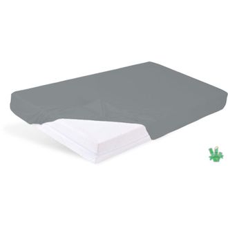 OEM S&aacute;bana Bajera Bamboo 190x190, 180x200x20, Gris Oscuro44, Matex