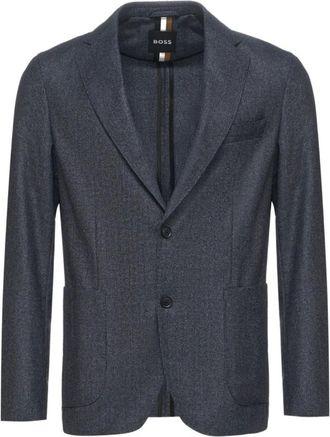 HUGO BOSS Hombre, Chaquetas, Azul, Talla: 3XL