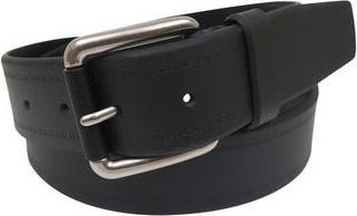 Boconi Antiqued Roller Buckle Leather Belt in Black at Nordstrom Rack, Size 32