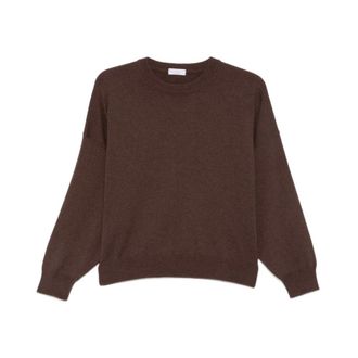 Brunello Cucinelli Dames, Truien, Bruin, Maat: XS Kasjmier
