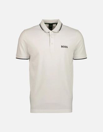 HUGO BOSS Mens Paddy Pro Embroidered Logo Polo - White - Size: 40