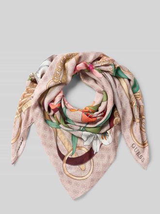 Guess Tuch mit Label-Print Modell KEFIAH in Beige, Gr&ouml;&szlig;e 1
