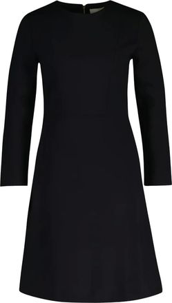 GANT Flared midi-jurk - Zwart