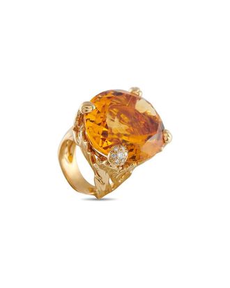 Dior 18K Citrine Ring (Authentic Pre-Loved)