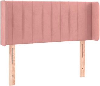 vidaXL Cabecero Con Led De Terciopelo Rosa 103x16x78/88 Cm Vidaxl