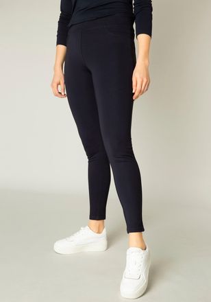 Base Level Jeggings BASE LEVEL Ornika, Damen, Gr. 36, N-Gr, blau (navy dunkelblau), Web, Obermaterial: 65% Viskose, 30% Polyamid, 5% Elasthan, unifarben, figurbe