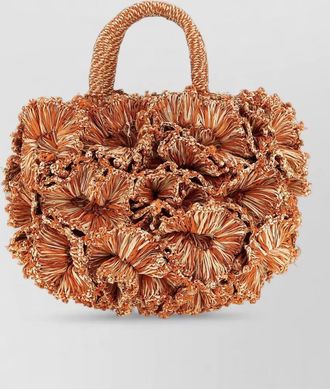 Ibeliv textured handbag tote bag top handles