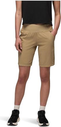 Prana Koen Flat Front Shorts Womens Shorts Sandbar : LG (Womens 12-14), Polyester/Nylon/Jersey
