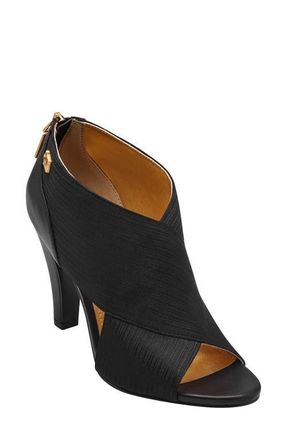 DKNY Sevyn Peep Toe Bootie in Black at Nordstrom, Size 8.5