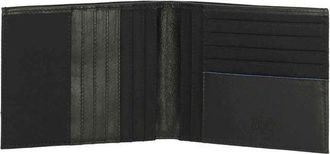 Piquadro Mens Wallet Black Recycled Nylon Bags