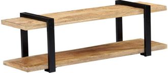vidaXL Mueble para TV de madera maciza de mango 130x40x40 cm vidaXL