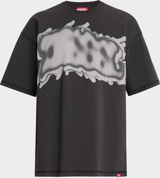 Diesel Mens T-Leonard Graphic T-Shirt