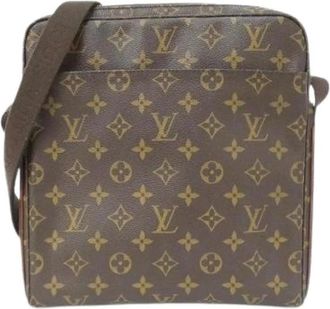 Louis Vuitton Pre-owned Cross Body Bags, female, Brown, Size: ONE SIZE Pre-owned Vintage Canvas Crossbody Bag