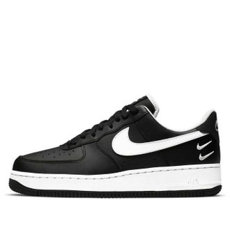 Nike Air Force 1 07 LV8 Double Swoosh - Black White CT2300-001