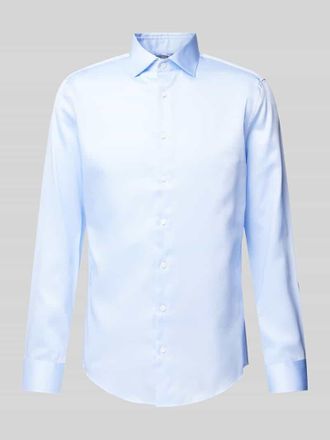 Seidensticker Slim Fit Businesshemd aus Satin in Bleu, Größe 38