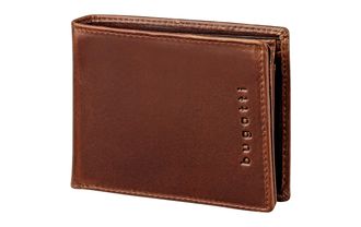 Bugatti Geldb&ouml;rse BUGATTI, Herren, braun (dunkelbraun), Leder, Kleinlederwaren Geldb&ouml;rse