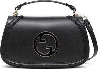 Gucci logo-plaque tote bag - Black