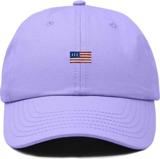 Dalix USA Flag Dad Cap in Lavender at Nordstrom