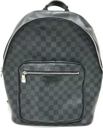 Louis Vuitton Tweedehands Canvas Louis Vuitton tassen - Heren - Vintage Rugzakken - Zwart - ONE Size - Vintage
