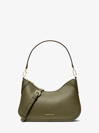Michael Kors Jet Set Medium Leather Convertible Crossbody Bag