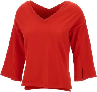 KANGRA Overhemden, Dames, Rood, XS, Katoen, Katoenen trui