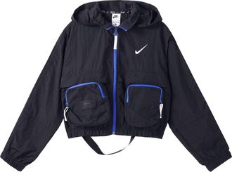 Nike (WMNS) Nike Sportswear City Utility Woven Jacket Black Blue DV8035-010
