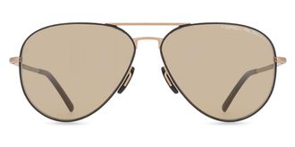 Porsche Design P8508 S Mens Sunglasses Gold Size 60