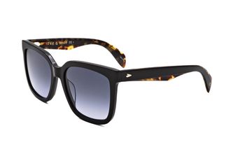 Rag & Bone RNB1018/S 0WR7 9O Black Havana/Grey Gradient